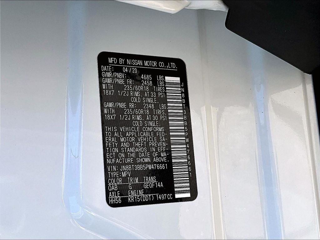 Used 2023 White Nissan SV image 36