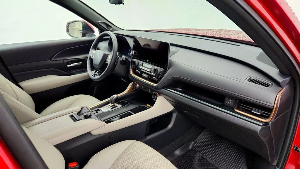 Used 2025 Ruby Flare Pearl Toyota Hybrid MAX Platinum AWD w/ Illuminated Cargo Sill image 25