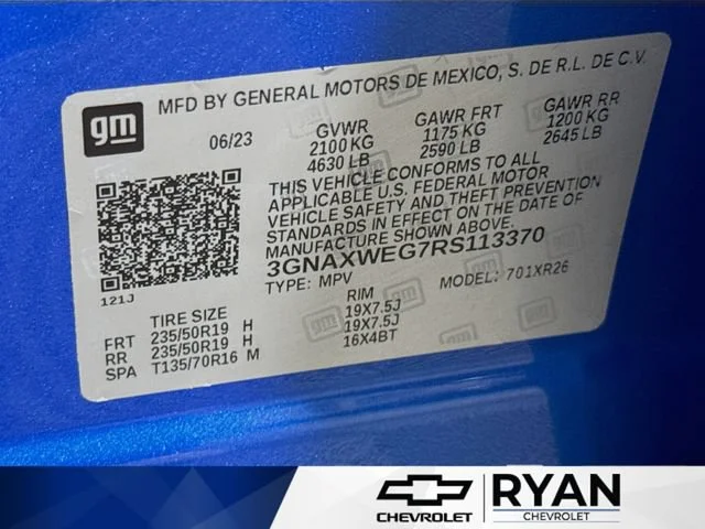 Used 2024 Blue Chevrolet RS image 31