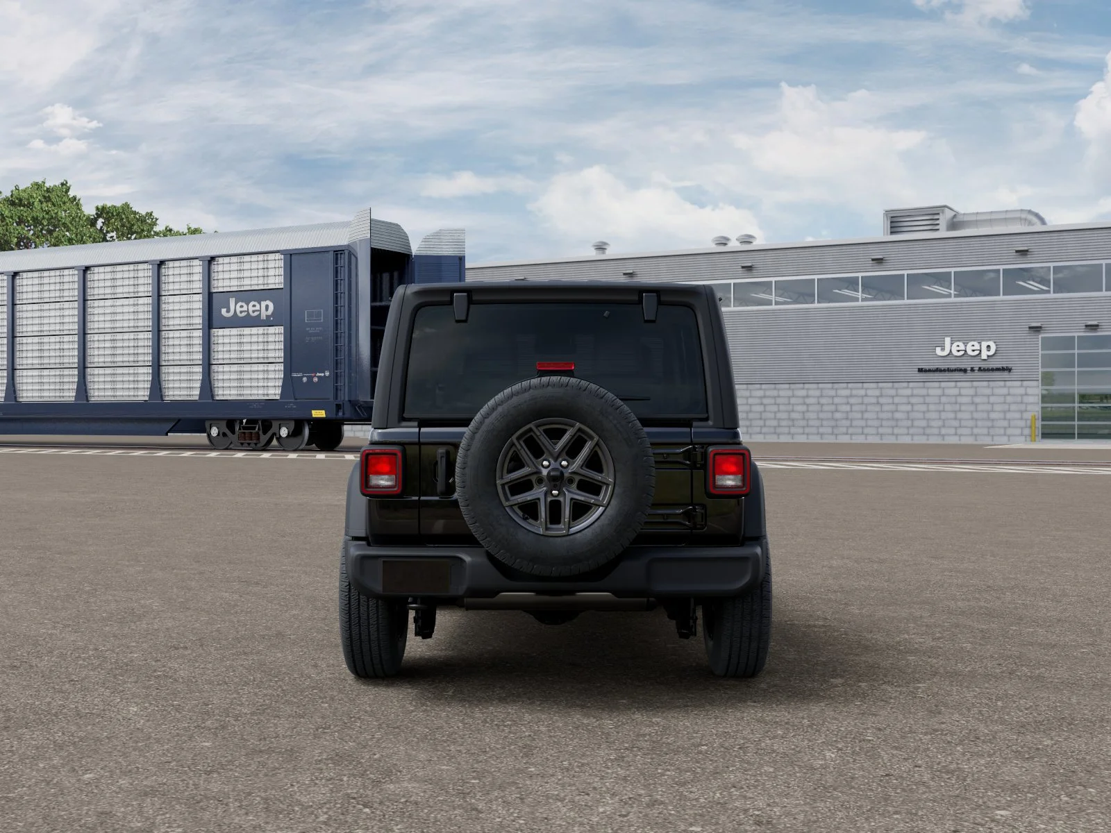 New 2026 Black Clear-Coat Exterior Paint Jeep Sport S image 7