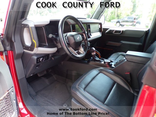Used 2023 Hot Pepper Red Metallic Tinted Clearcoat Ford Badlands image 2