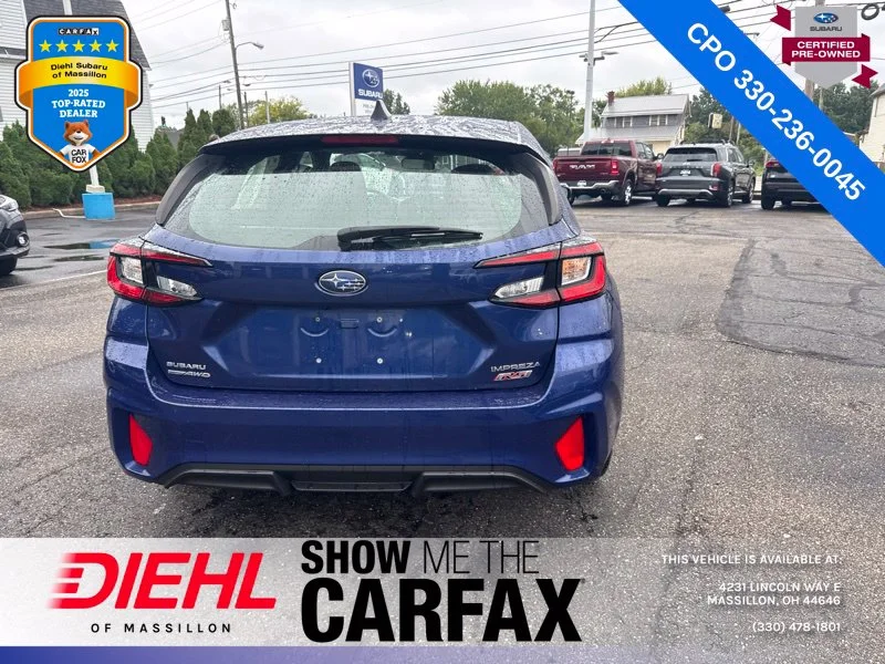 Used 2024 Blue Subaru 2.5RS image 3