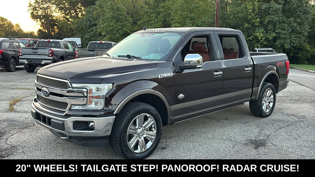 Used 2018 Magma Red Metallic Ford King Ranch image 3