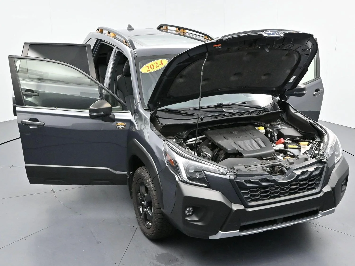 Used 2024 Magnetite Gray Metallic Subaru Wilderness image 47