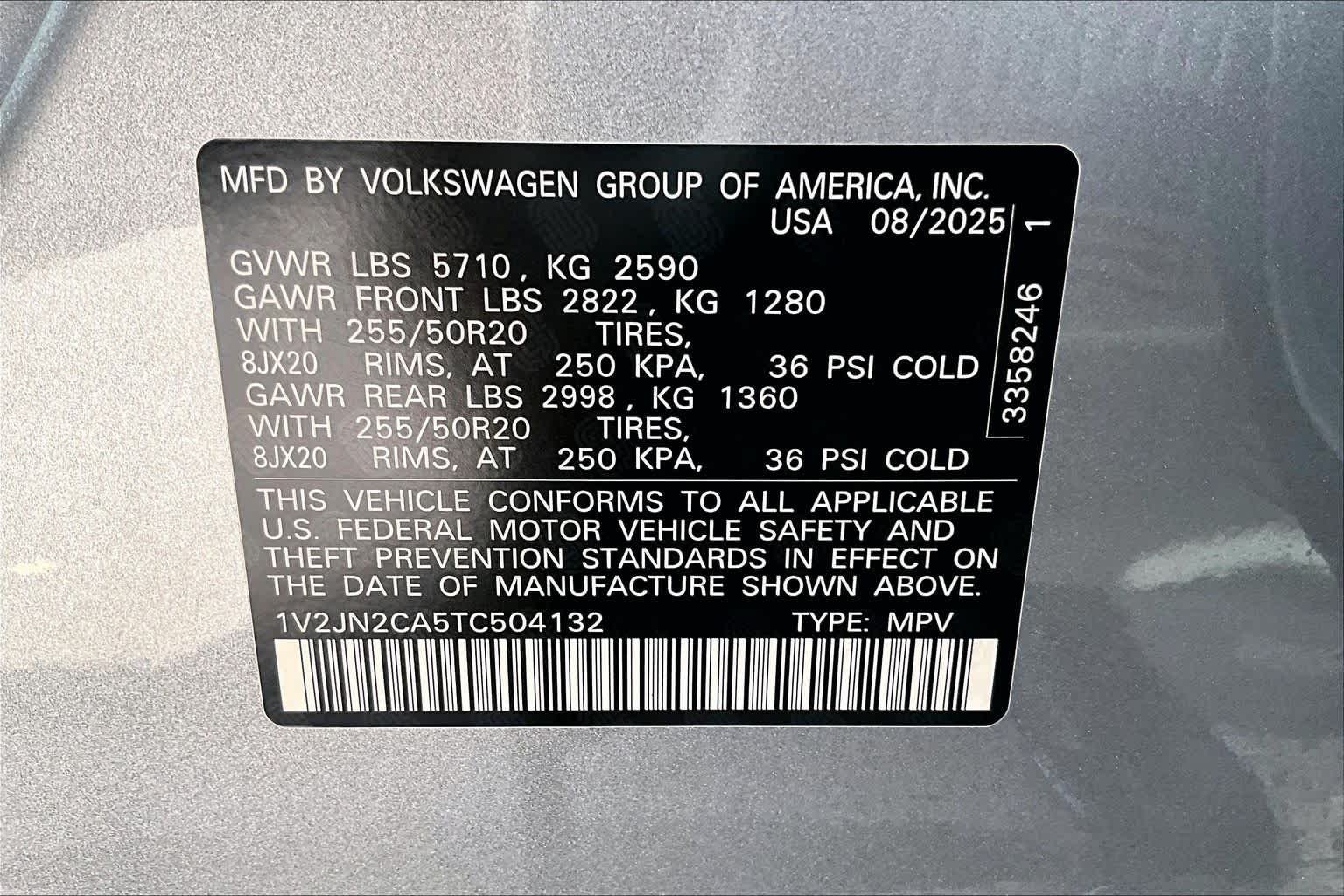 New 2026 Silver Mist Metallic Volkswagen 2.0T SE W/TECHNOLOGY image 19