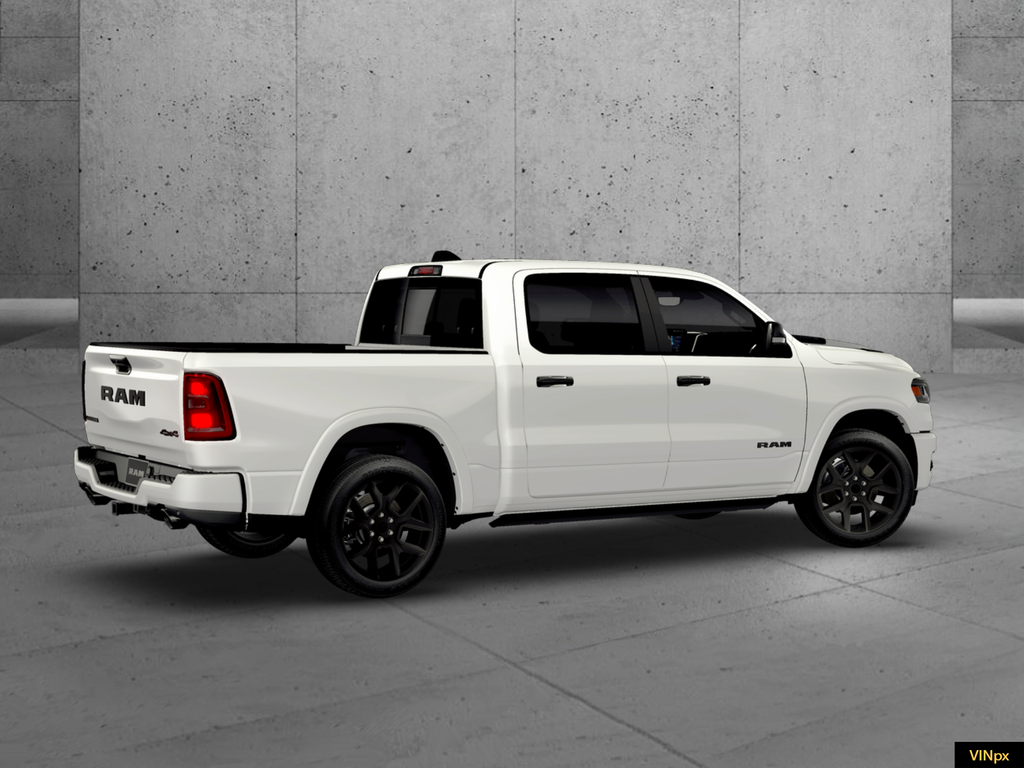 New 2026 Bright White Clear-Coat Exterior Paint RAM Laramie image 7