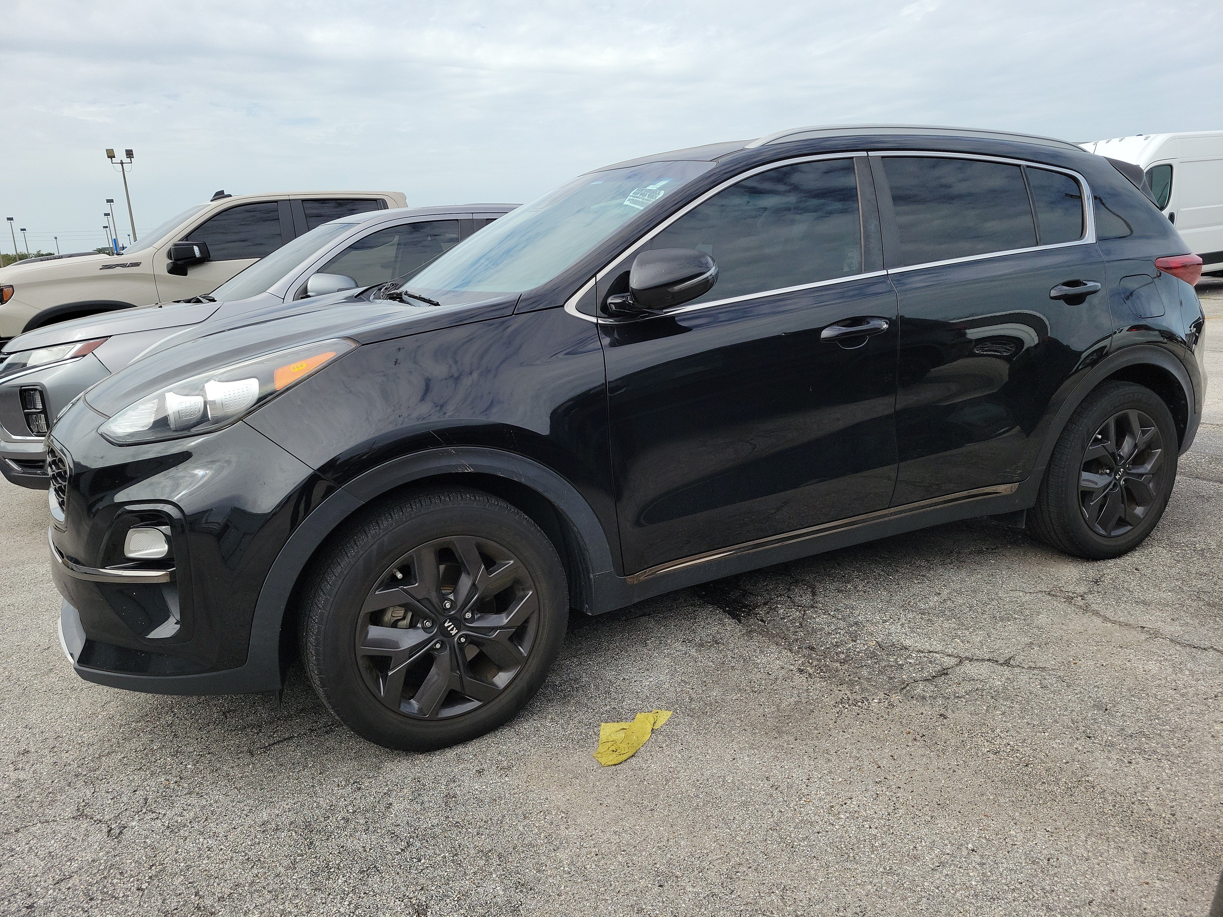 Used 2021 Black Cherry Kia S image 3