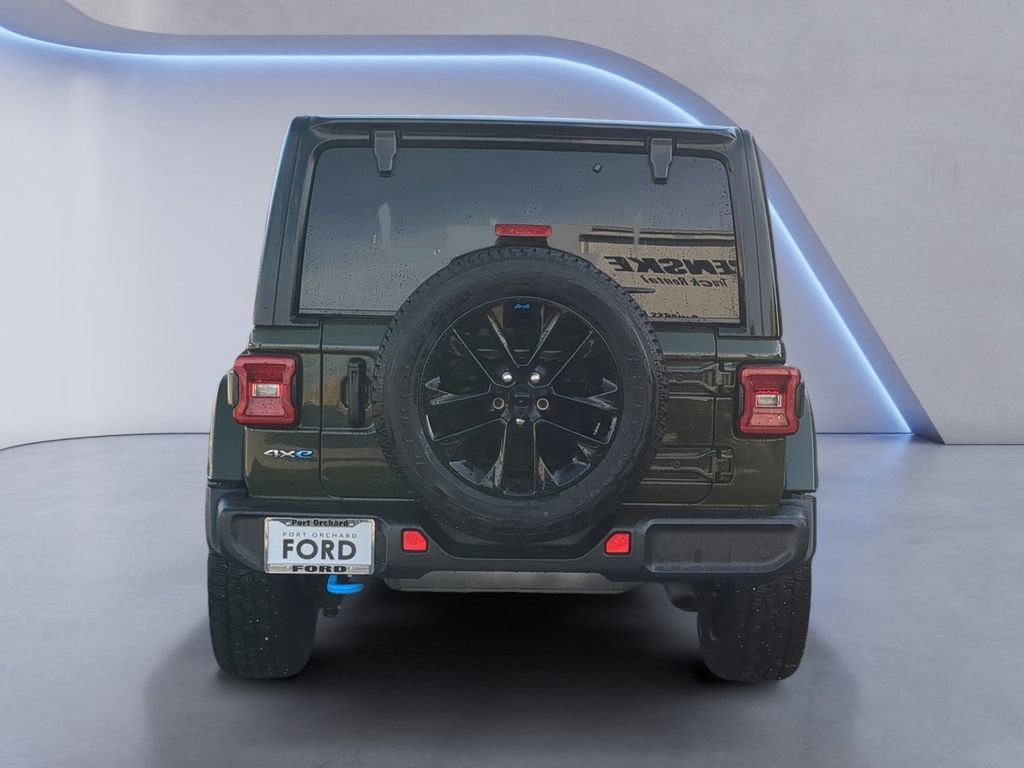 Used 2023 Sarge Green Clearcoat Jeep Sahara 4xe image 6