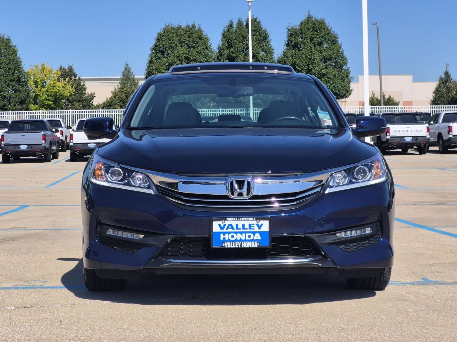 Certified Used 2016 Obsidian Blue Pearl Honda EX-L Sedan image 4
