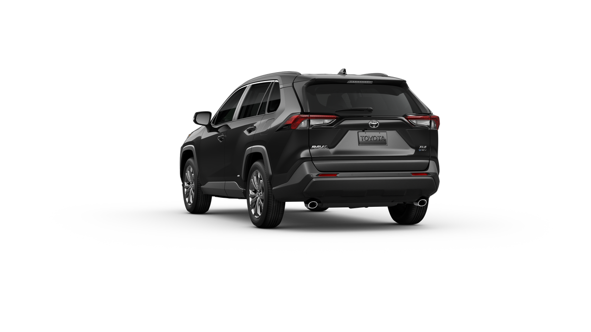 New 2025 Midnight Black Metallic Toyota Hybrid XLE Premium image 4