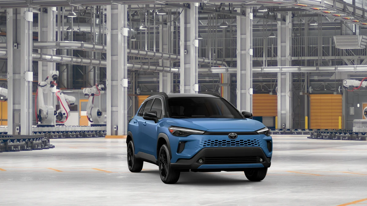 New 2026 Cavalry Blue Toyota Hybrid XSE image 16