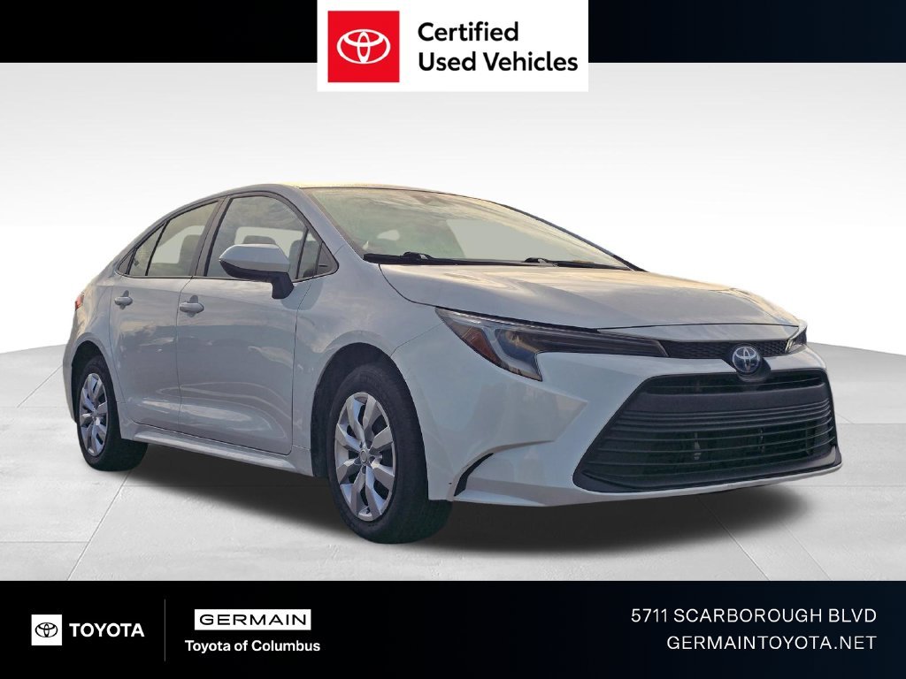 Used 2024 White Toyota LE image 1
