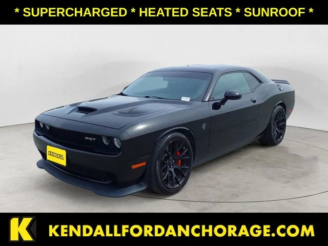 Used 2016 Pitch Black Clearcoat Dodge SRT Hellcat image 1