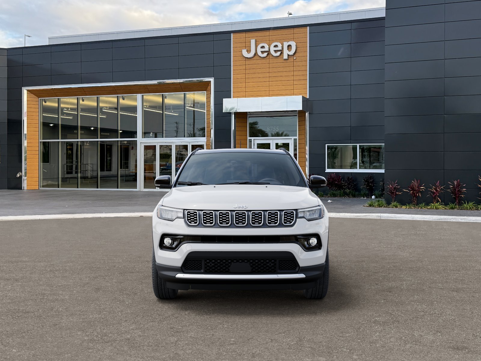 New 2026 Bright White Clear-Coat Exterior Paint Jeep Limited image 6