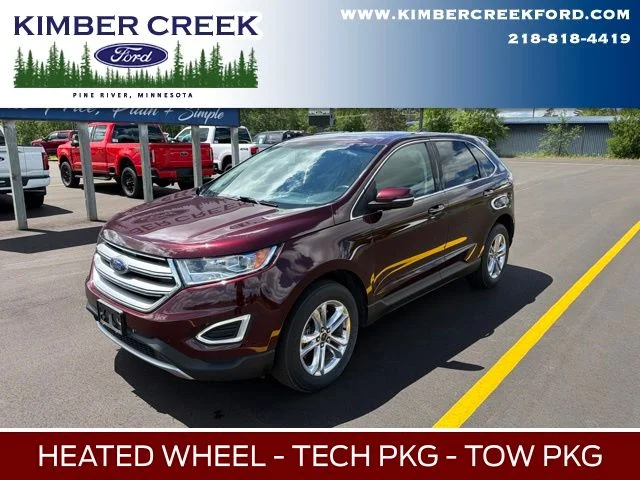Used 2018 Burgundy Velvet Metallic Tinted Clearcoat Ford Titanium image 1