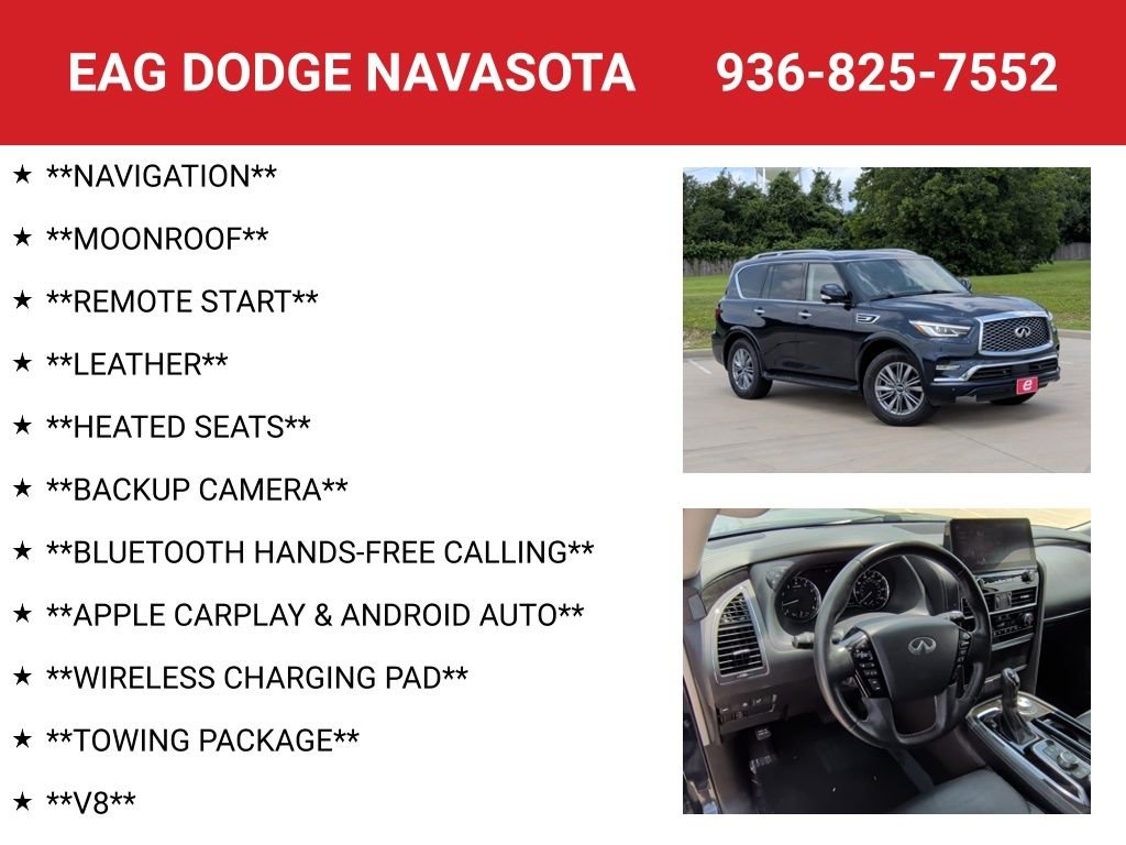 Used 2024 Blue INFINITI LUXE image 4