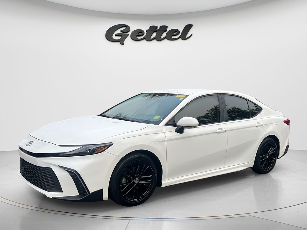 Certified Used 2025 White Toyota SE image 1