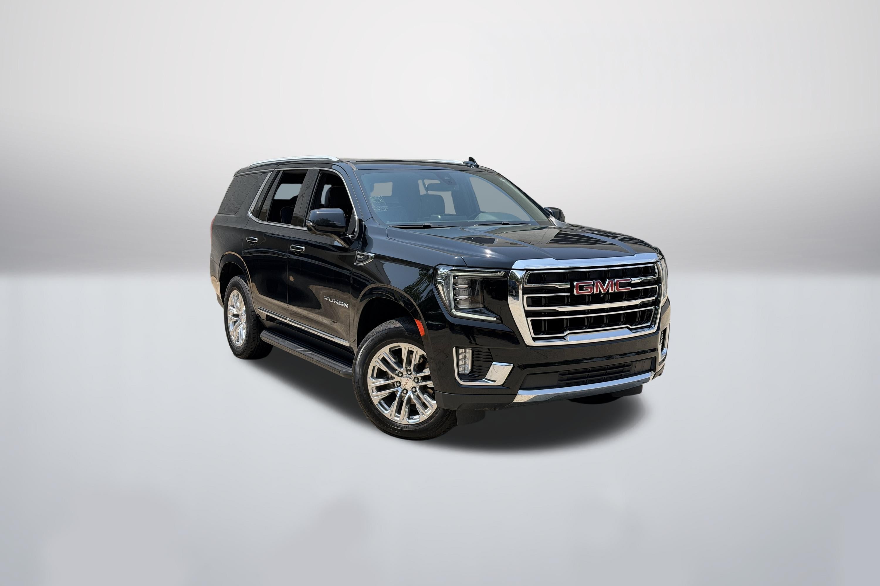 Used 2022 Onyx Black GMC SLT Luxury 4WD image 1