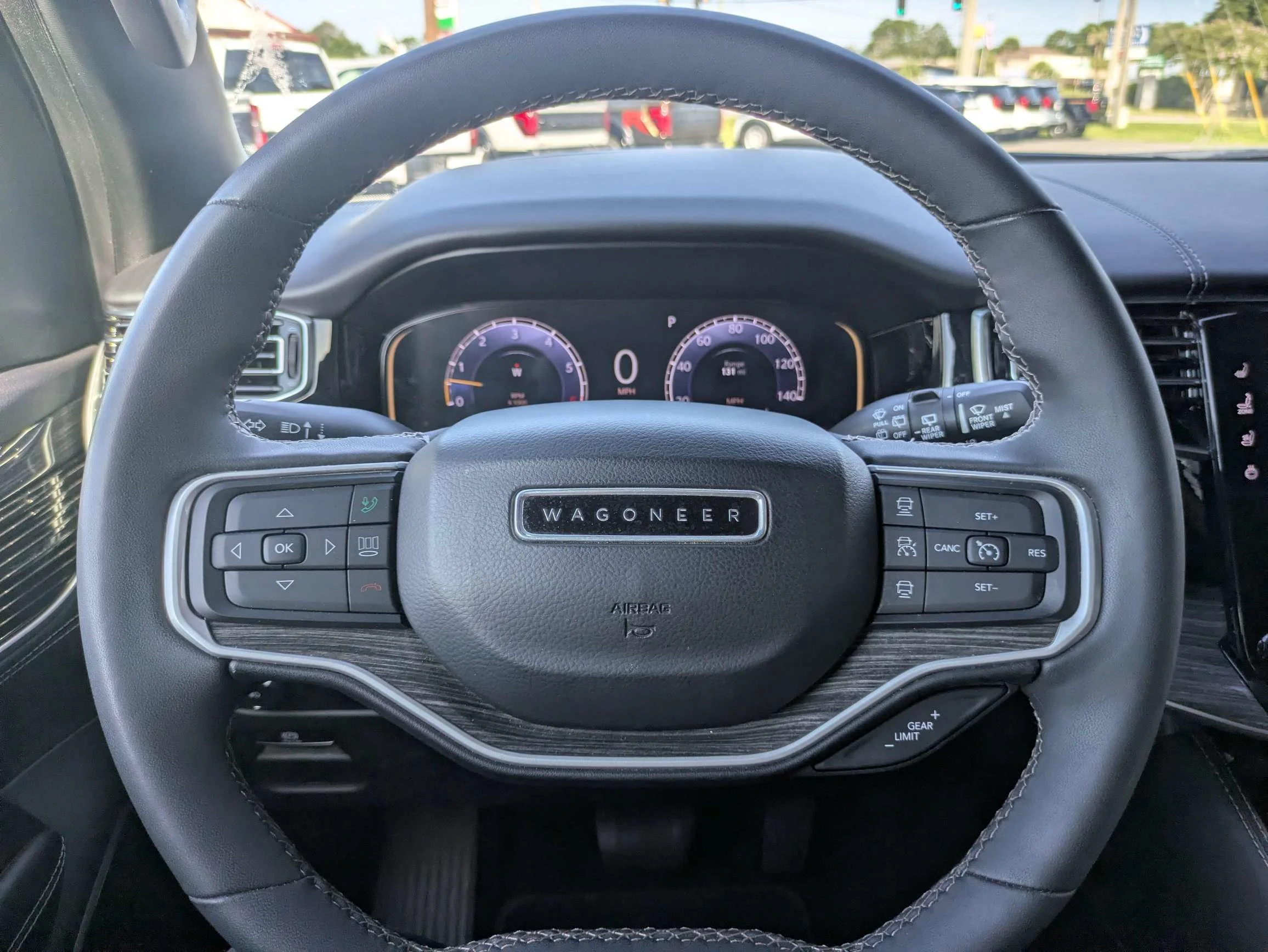 Certified Used 2022 Bright White Clearcoat Jeep Series III w/Leather Quad Buckets, Panoramic Moonroof, 10.25 Screen, & 3rd Row Seat image 29