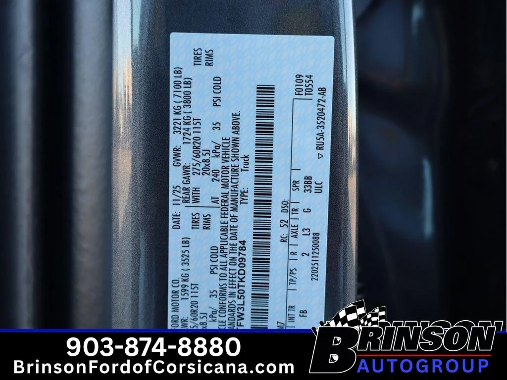 New 2026 Carbonized Gray Metallic Ford XLT image 21