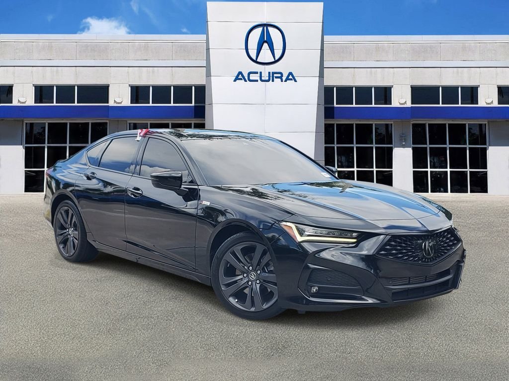 Used 2023 Black Acura A-Spec Package image 1