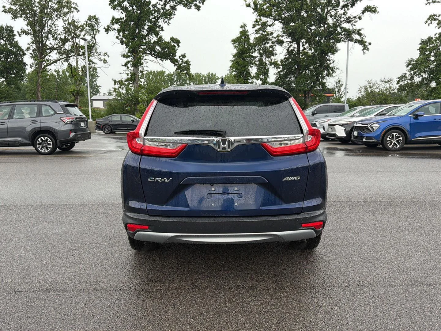 Used 2019 Obsidian Blue Pearl Honda EX image 5