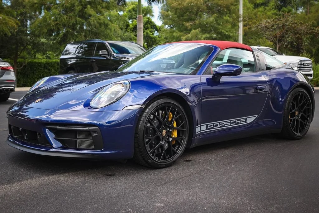 Used 2024 Gentian Blue Metallic Porsche Targa 4 GTS image 10
