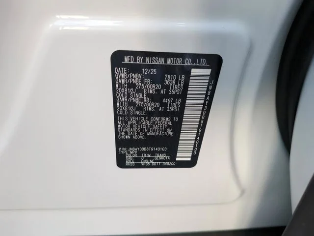 New 2026 Aspen White TriCoat / Super Black Two-tone Nissan PRO-4X® image 31