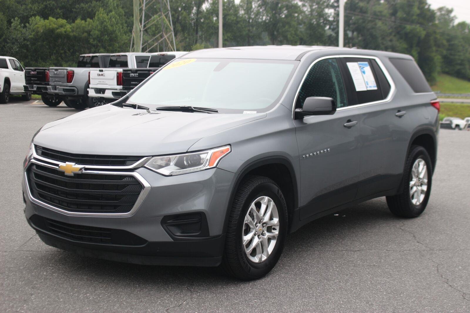 Used 2020 SATIN STEEL METALLIC Chevrolet LS image 3