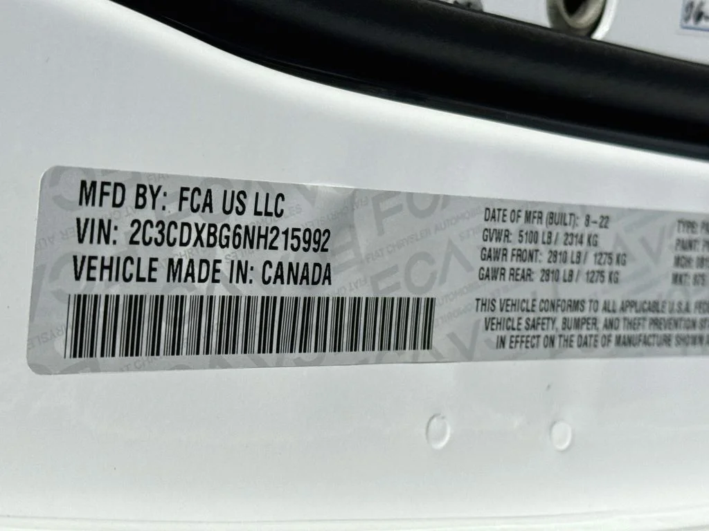 Certified Used 2022 White Knuckle Clearcoat Dodge SXT image 32