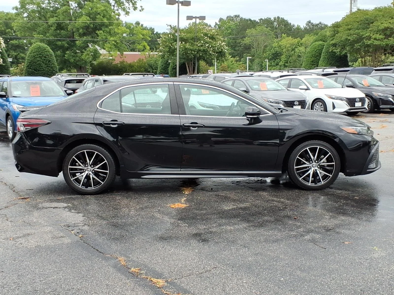 Used 2024 Midnight Black Metallic Toyota SE image 6