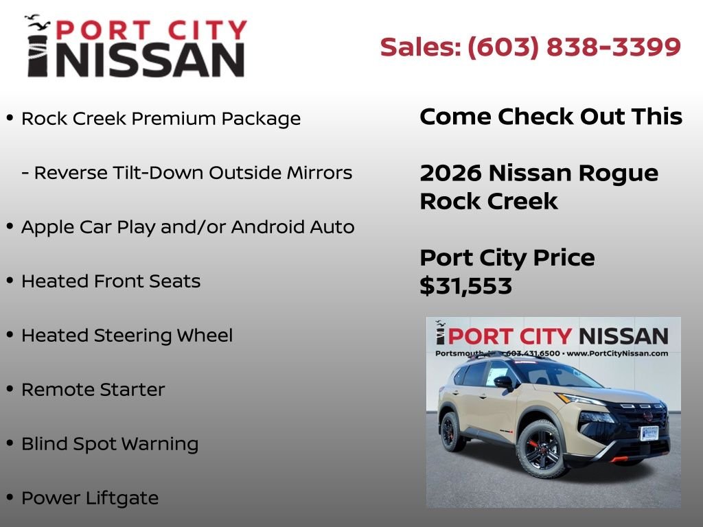 New 2026 Baja Storm Metallic Nissan Rock Creek® image 12