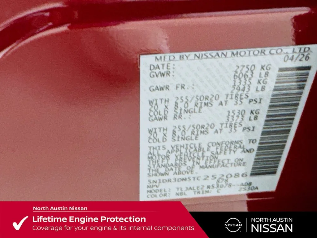 New 2026 Red Nissan Platinum image 43