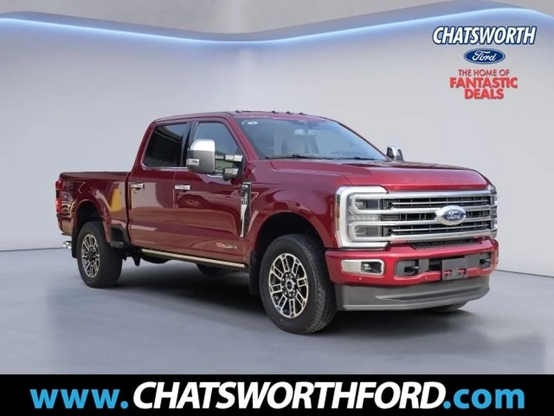 New 2026 Ruby Red Metallic Tinted Clearcoat Ford F-250® Platinum® image 1