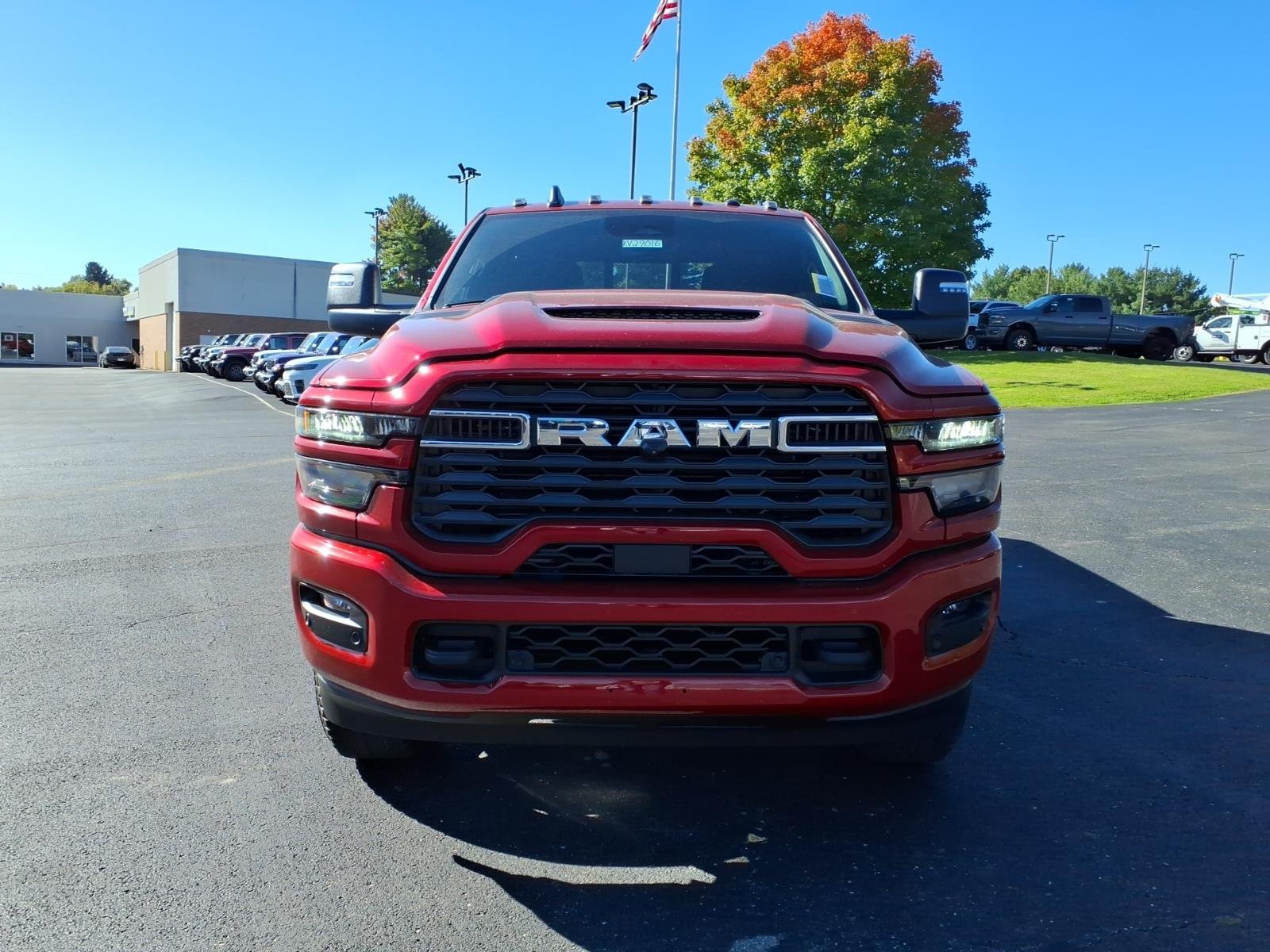 New 2027 Molten Red Pearl-Coat Exterior Paint RAM Big Horn image 2