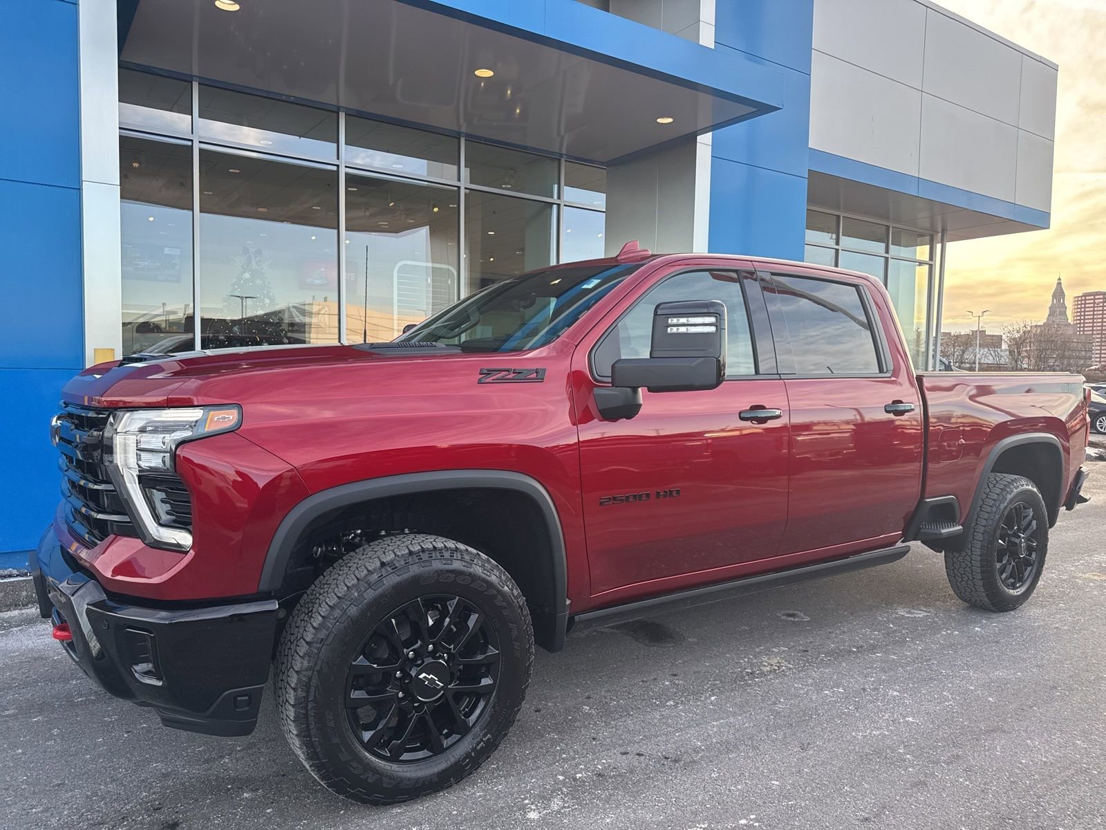 New 2026 Radiant Red Tintcoat Chevrolet LTZ Trail Boss with Plus - Hard Bed Cover - Power Steps - Technology - Convenience II - Sunroof - Z71 - Plow Prep image 2