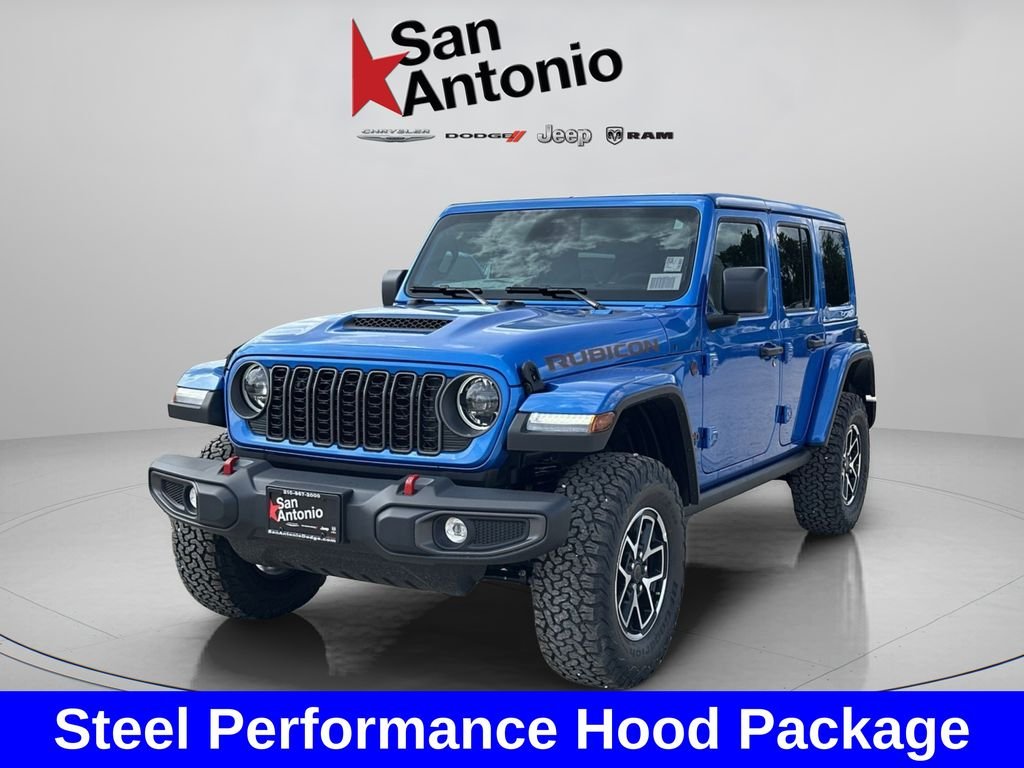 New 2026 Hydro Blue Pearl-Coat Exterior Paint Jeep Rubicon image 4