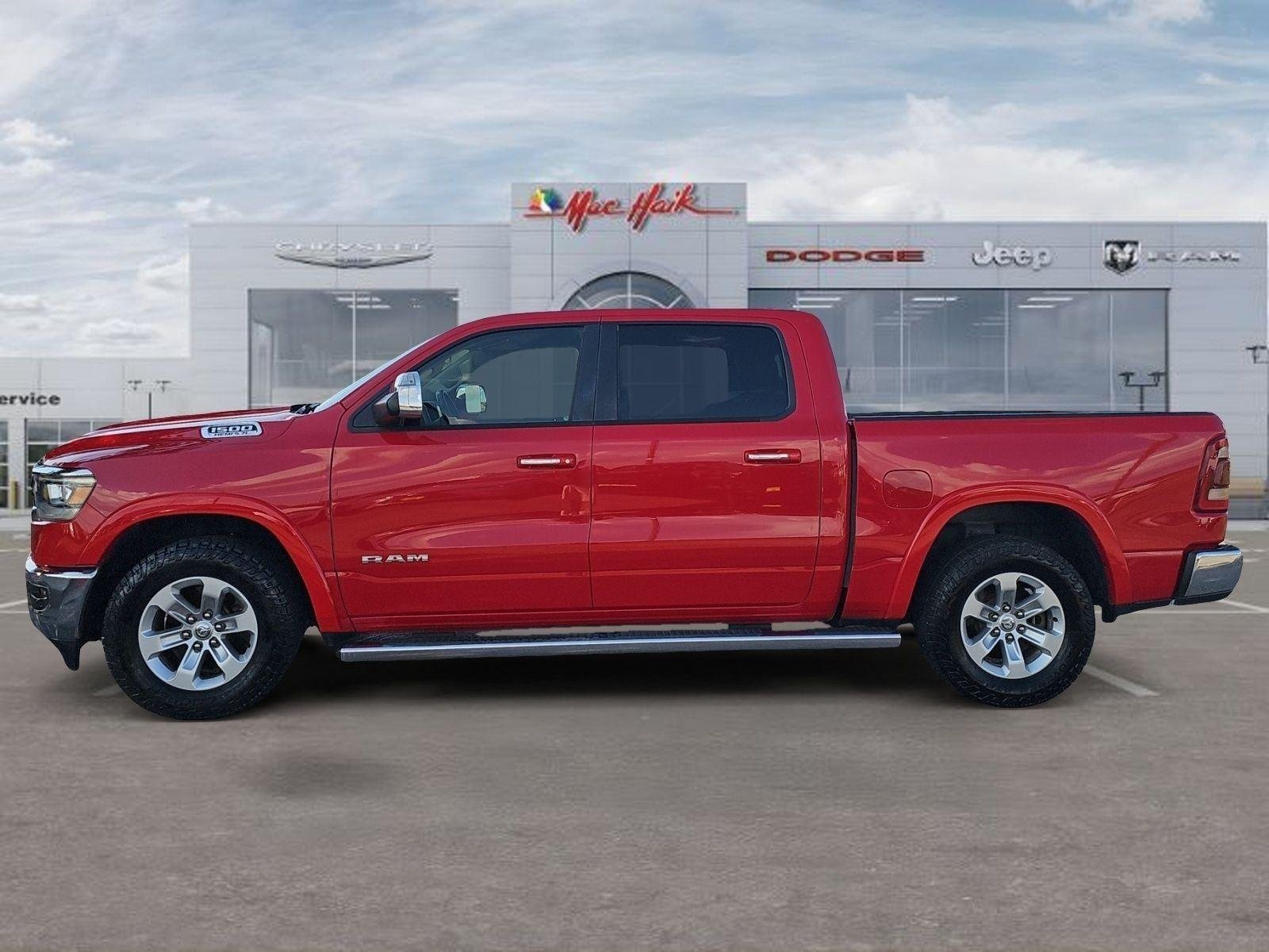 Used 2019 Flame Red Clearcoat Ram Laramie image 2
