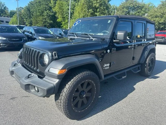 Used 2021 Black Jeep Unlimited Sport image 7