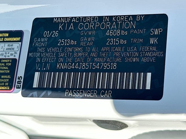 New 2026 Snow White Pearl Kia GT image 33