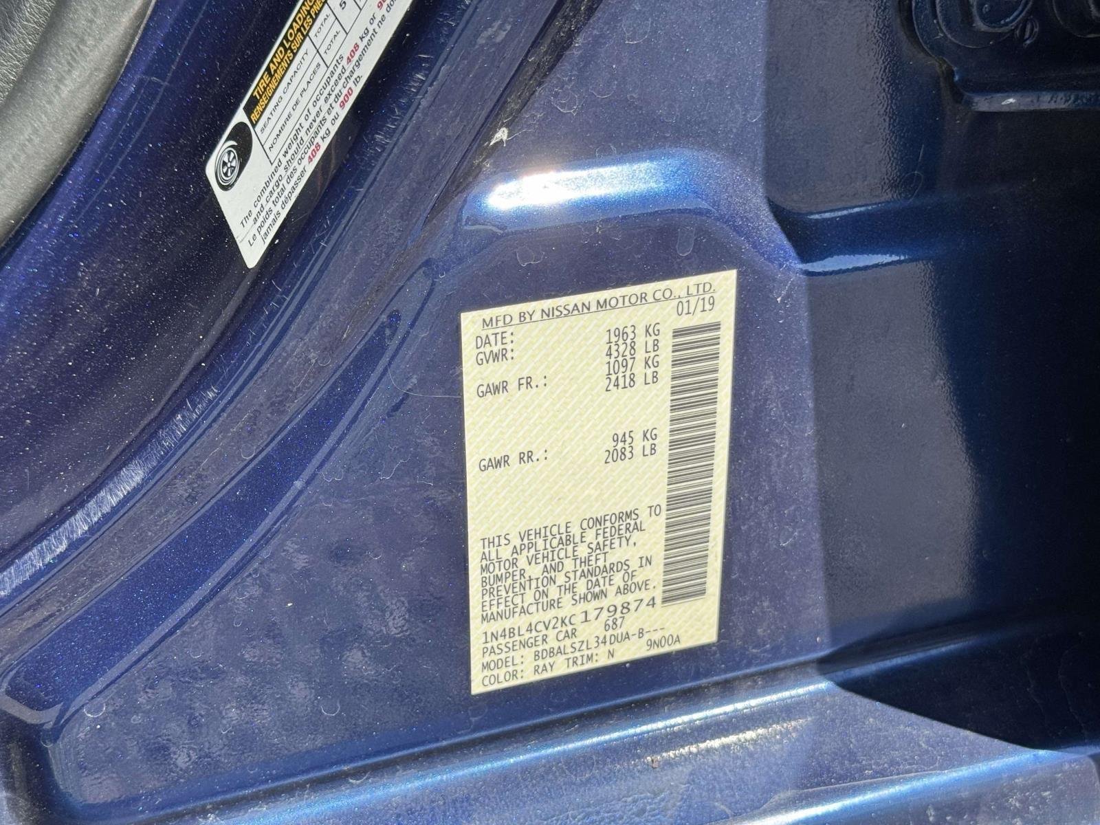 Used 2019 Deep Blue Pearl Nissan 2.5 SR image 27