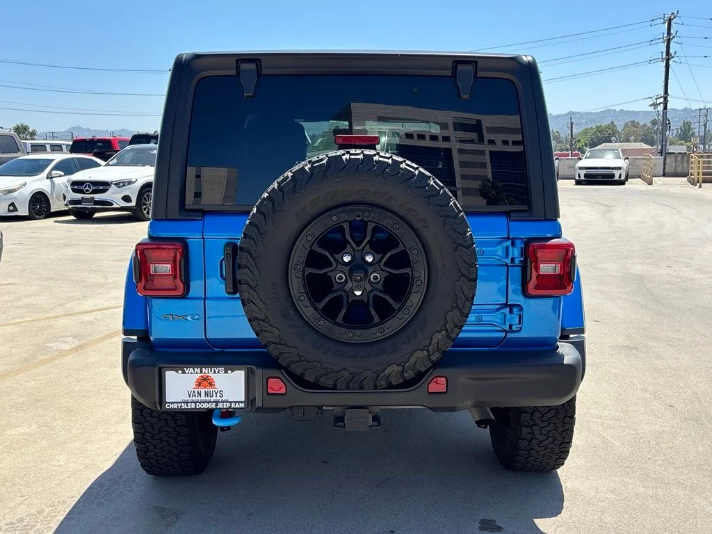 Used 2023 Blue Jeep Rubicon 20th Anniversary Edition 4xe image 4