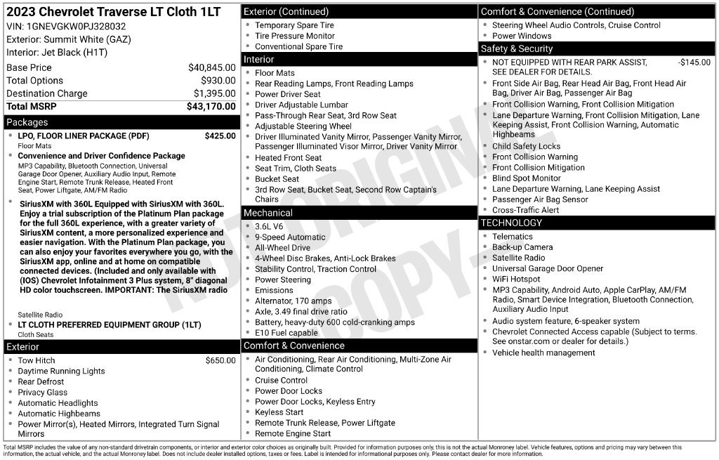 Used 2023 White Chevrolet LT image 31