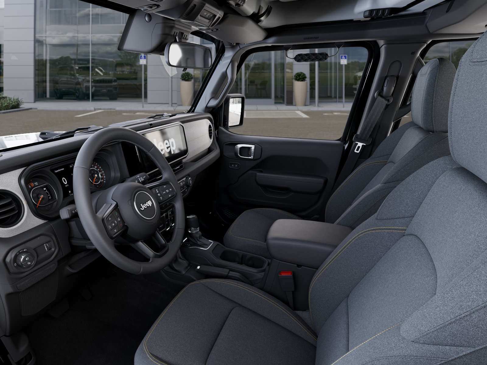 New 2026 Black Clear-Coat Exterior Paint Jeep Sport S image 60