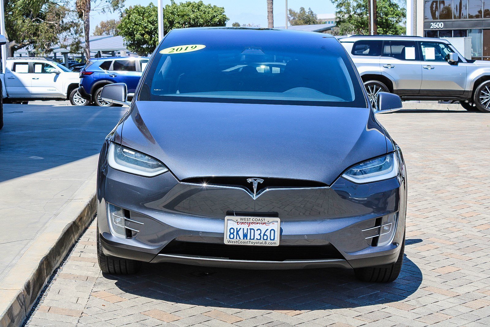 Used 2019 Tesla Model X 100D with VIN 5YJXCDE28KF183157 for sale in Long Beach, CA