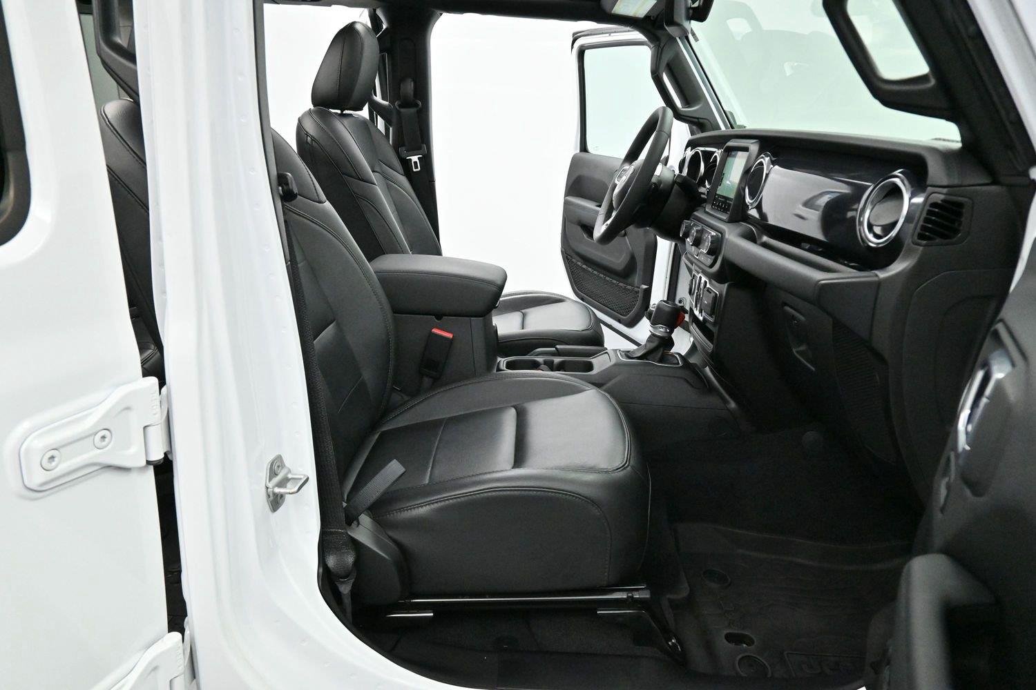 Used 2023 Bright White Clearcoat Jeep Sahara Altitude image 32