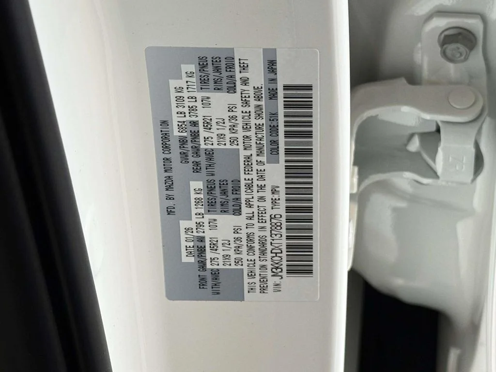 New 2026 White Mazda 3.3 Turbo Premium image 33