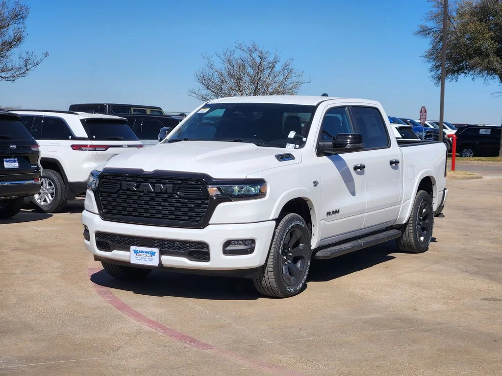 New 2026 Bright White Clear-Coat Exterior Paint RAM Big Horn/Lone Star image 2