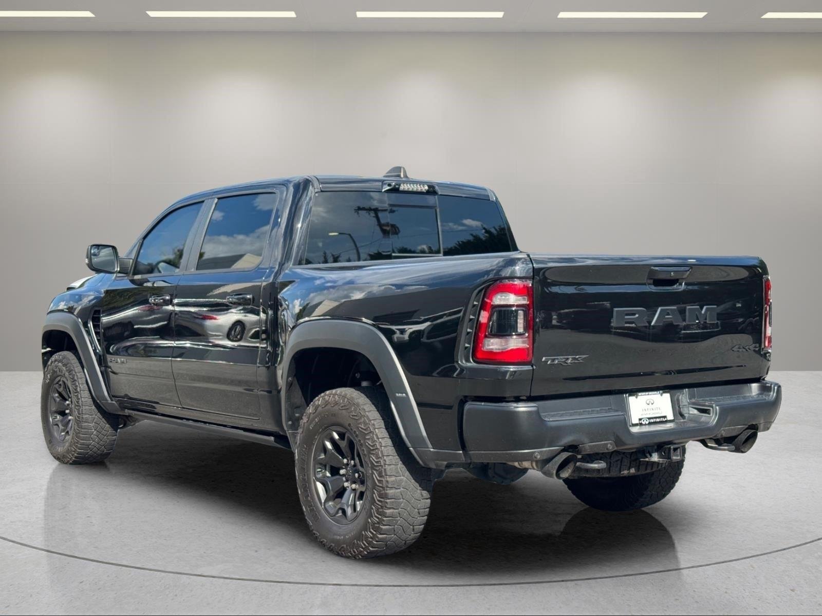 Used 2024 Diamond Black Crystal Pearlcoat Ram TRX image 3