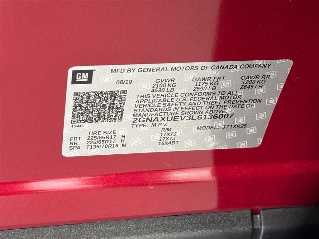 Used 2020 Red Tinted Clearcoat Chevrolet LT image 30